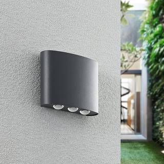 Lindby Gatlin udendørs LED-væglampe, 16 cm