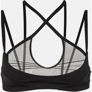 The Attico Crossed straps bra - black - XXS