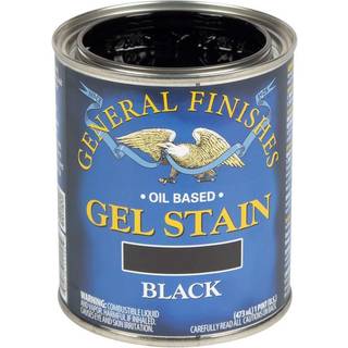 Allmänna ytor Oil Bas Gel Stain 1 Pint Black