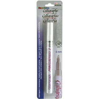 Uchida 125-C-0 Marvy Chisel Point Pen Tip Kalligrafi Maling Marker White