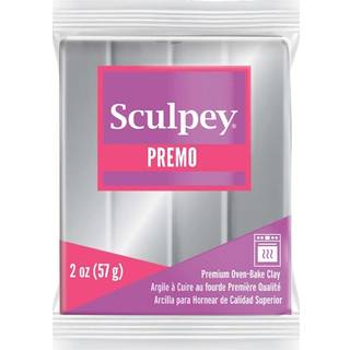 Sculpey Premo Polymer Ovn-Bake Clay Silver Non Toxic 2 Oz. Bar Fantastisk til smykker, der fremstiller ferie DIY blandede medier og hjemme D? Cor
