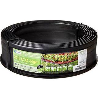 Suncast 20 ft. Plastlandskabsrulle til haven blomsterbed og græsplæne sort 5-tommer