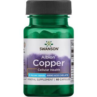 Albion kobber, 2 mg - 60 kapsler