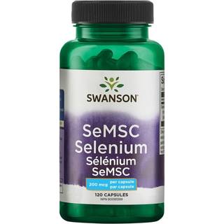 Selenium L-selenomethionine 200 mcg 120 kapslar Swanson