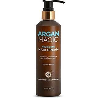 Argan Magic Nærende Hårcreme: Fugter, Fjerner frizz, Bevarer glansen for alle hårtyper - Parabenefri, Ikke testet på dyr, Fremstillet i USA