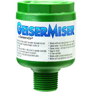 Conservco Geiser Miser NMG-49 Automatisk sprinklerafbrydelsesventil 1/2 """"