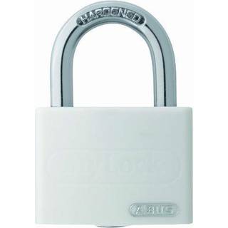 ABUS Abus Hængelås T65AL/40 Hvid ensluk. Grp. 6401
