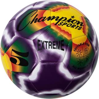 Champion Sports Extreme Stitched Soccer Ball Størrelse 5 Multi Tie Dye