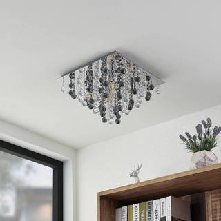 Lindby Maram loftlampe med akrylpendel, kantet