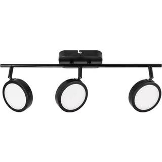 Lindby spot Neros, sort, 3-lys, 55 cm, CCT, jern