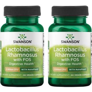 Lactobacillus Rhamnosus med FOS, 5 milliarder CFU - 60 kapsler