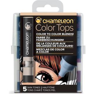 Chameleon 5 Pen Skin tones color tops set