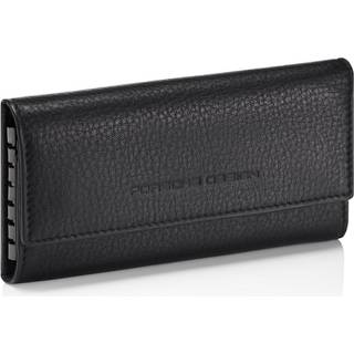 PORSCHE DESIGN Herren Schlüsseletui schwarz Leder