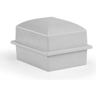 Crowne Vault Compact Urn Vault til underjordisk begravelse | Holder små kremeringsurner eller midlertidig beholder med voksne aske til kirkegård