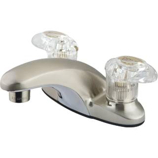 Kingston Brass KB6158LP 4 in. Centerset badev?relse vandhaner b?rstet nikkel