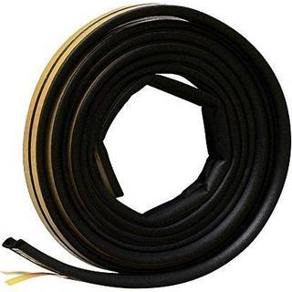 Frost King EPDM Rubber Self-Stick Weatherseal Tape D-Sektion 5/16 """" W 1/4 """" T 17 ft L Sort