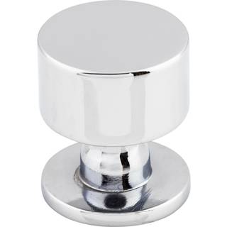 Topknapper TK821PC Serene Collection 1-1/8 """" Lily Knob Polised Chrome