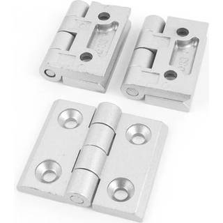 UXCELL A15112300UX1352 UXCELL A15112300UX1352 GATE ALUMINIUM LEMMELLE Svejsesvejsed?r i Door Butt H?ngsel Silver Tone 3pcs Aluminium (Pack of 3)