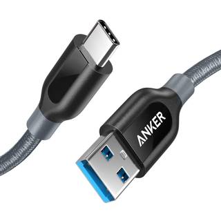 Anker Powerline+ USB C to USB 3.0 Cable (0.9m, 1.8m) Grey / 3ft