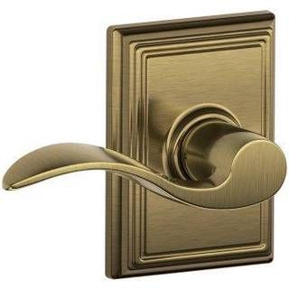 Schlage F10ACC609ADD Addison Collection Accent Passage Lever Antik messing