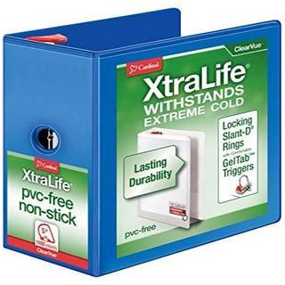 TOPS 26352 CLEARVUE Binder D-Ring 5-tommer kapacitet 11-tommer x8-1/2-tommer blå