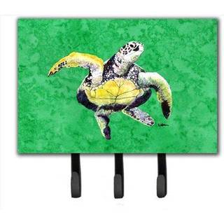 """" Caroline's Treasures 8671th68 Turtle Leash eller Key Holder Large Multicolor """"