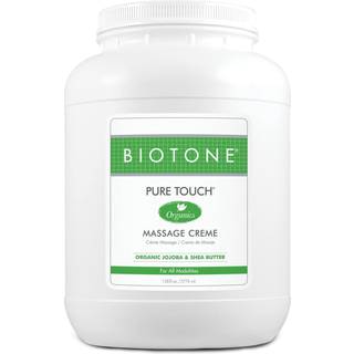 Biotone Pure Touch Organics Massage Crme True Organic Massage Rich Texture Silky Glide Soothing Ingredients Healing Botanicals - 1 gallon
