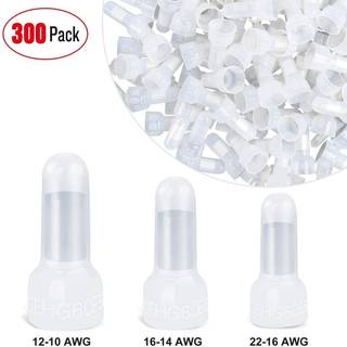 Nilight-50036R lukket ende crimp terminal 300 pcs 22-16/16-14/12-10 gauge nylon wire-stik 2 ?rs garanti