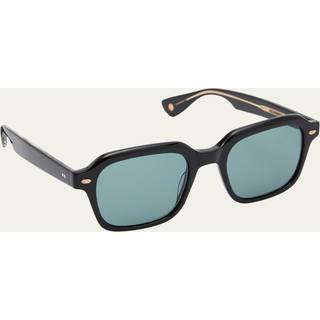 Garrett Leight OG FREDDY P SUN BK/VVG 49 Solbriller Mænd Black - Black - 49mm
