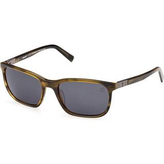 Timberland Mand TB9318 96D Solbriller Acetat Grøn Grå Firkantet Polariseret