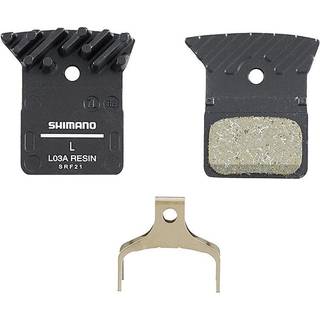 Shimano L05A-RF-harpikskive Pad Finned Alloy Backplade Et par