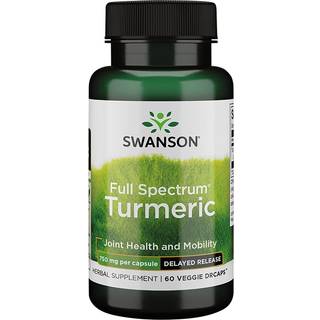 SWANSON FS Gurkemeje - 750 mg, 60 kapsler