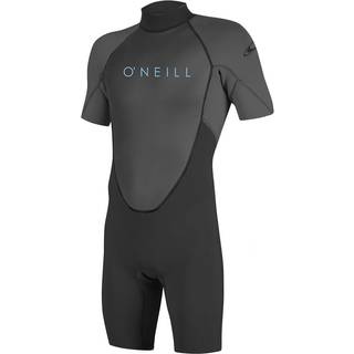O'Neill Wetsuits Youth Reactor-2 2mm Back Zip Short?rmet Spring Wetsuit Black/Graphite 14