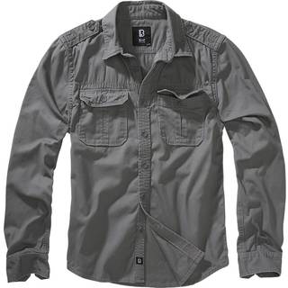 Brandit Vintage Langærmet Uniforms Skjorte Koksgrå