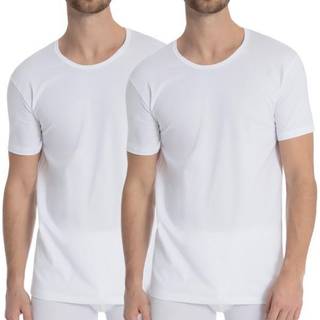 Calida 2-pak Natural Benefit T-shirt - White - XX-Large * Kampagne *
