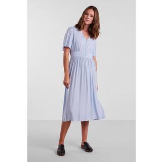 Pieces - Blå - Pctala Ss Midi Dress Noos Bc - X-Small