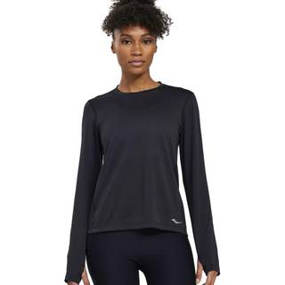 Saucony Stopwatch Long Sleeve Women - Black, Size XL - black