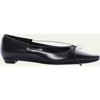 The Row Claudette Bow leather ballet flats - black - EU 41.5