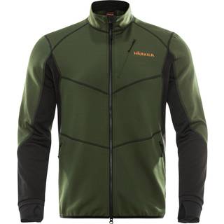 Härkila Scandinavian Fleece Jakke - Duffel Grøn/Sort - Härkila
