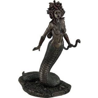 Veronese design Medusa gr?sk gorgon -slange monster st?ende holder bue meget detaljeret statue