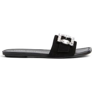 Stuart Weitzman Saint Tropez Flat Slide - Woman Flats And Loafers Black 38