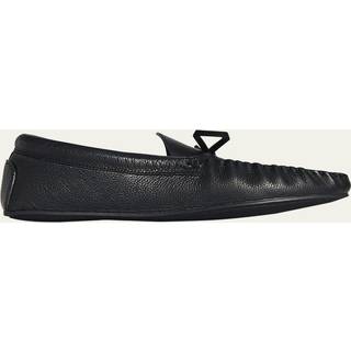 The Row Lucca leather moccasins - black - EU 37