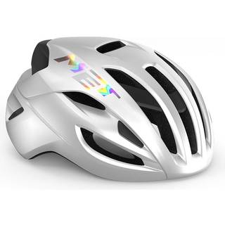 MET Rivale MIPS cykelhjelm White Holographic Glossy  - Hjelmstørrelse 52-56 cm