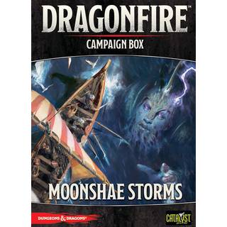 Catalyst Game Labs Dragonfire-kampagne: Moonshae Storms – Bjergkampagne med markedkort, magiske genstande, Barbarian, Ffolk & Northlanders