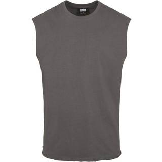 Urban Classics Open Edge Sleeveless Tee Dark Shadow