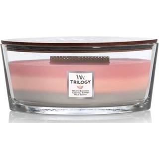 WoodWick Ellipse Shoreline Trilogy duftlys 16 oz Op til 50 timer Flerfarvet 3 Pour Hearthwick Flame Knitrende & Glød