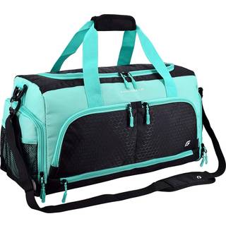Ultimate Gym Bag 2.0: Den holdbare crowddsource designet duffel taske med 10 optimale rum inklusive vandafvisende pose -teal -medium (20 """")