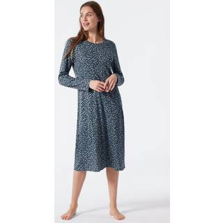 Schiesser Classic Comfort Fit Interlock Shirt - Blue Pattern - 42
