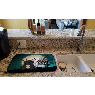 """" Caroline's Treasures BB2204DDM Dish Drying Mat 14 """" """" X 21 """" ""Halloween"" ""