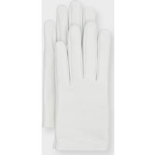 The Row Lorella leather gloves - green - XS
